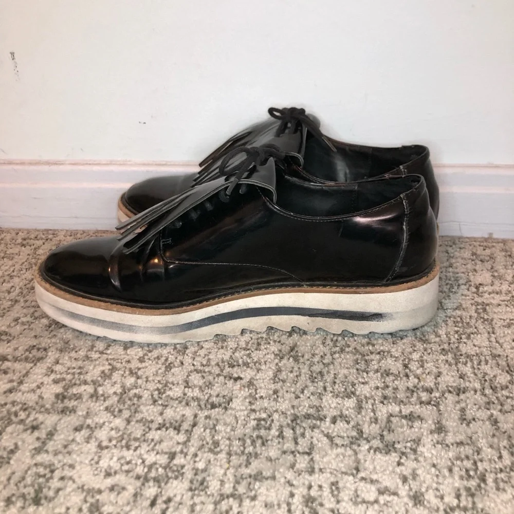 Zara black kiltie